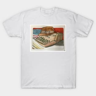 Royal Typewriter and Stetson T-Shirt